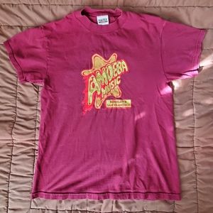 Amoeba Music Store Graphic T-Shirt. Men's Medium. Plum. GUC